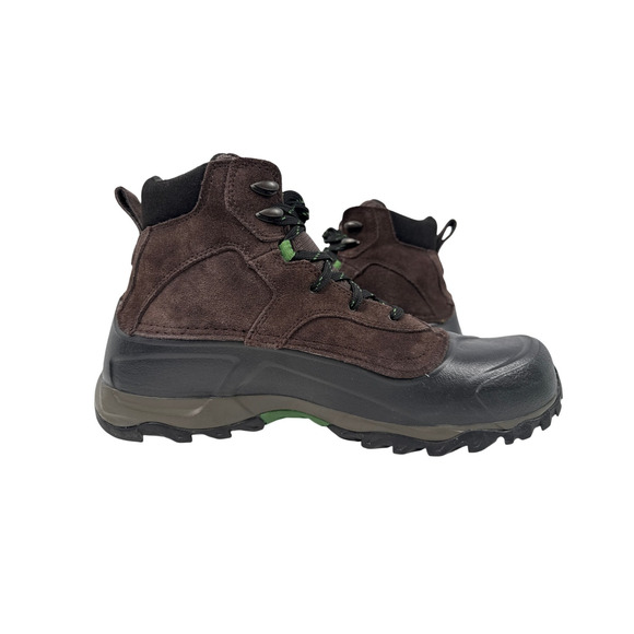 The North Face Snowfuse Winter Boots Mens 12.5 Brown Suede Waterproof Insulated main image 12